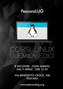 locandina corsi linux